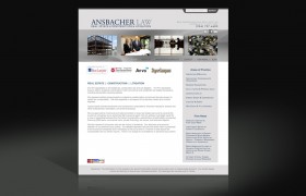 Ansbacher Law web re-design